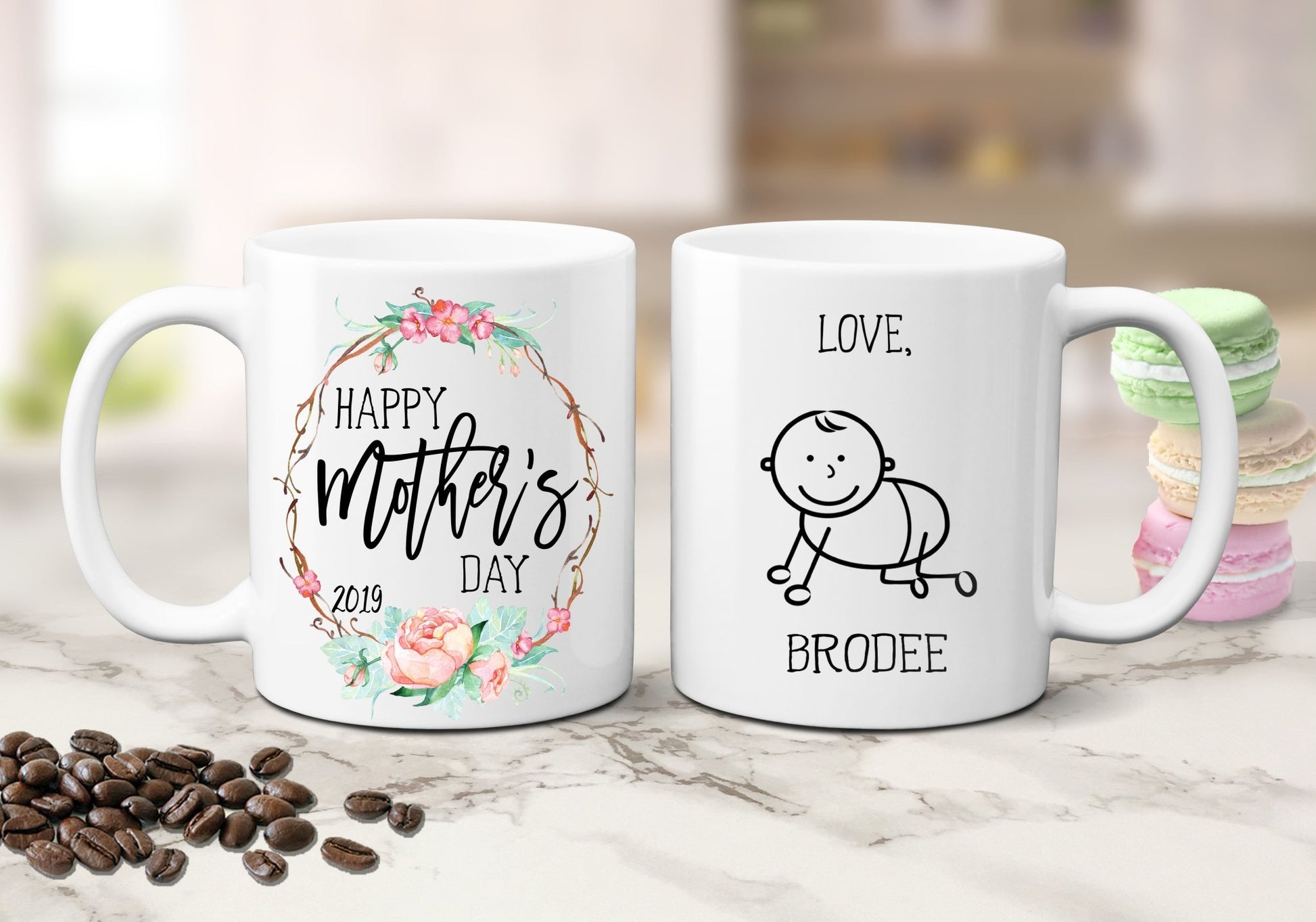 Happy Mother's Day Customized Family Mug - Squishy Cheeks