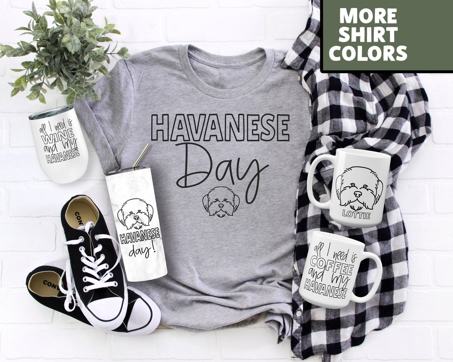 Havanese Dog Lover Gifts Havanese Day Havanese Puppy Gift Dog Mom Gift Shirt Coffee Mug Wine Tumbler Water Tumbler - Squishy Cheeks
