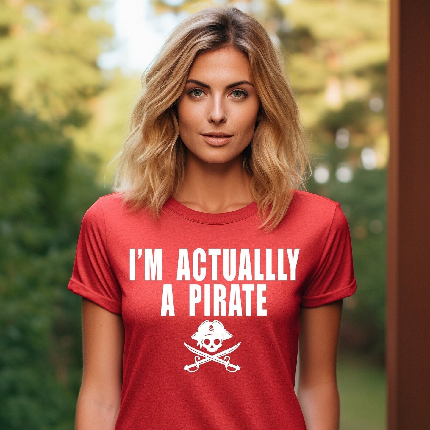 I'm Actually A Pirate Tampa Gasparilla Shirt Gasparilla Parade Tampa Bay Pirate Festival 2024 Women's Shirt Top - Squishy Cheeks