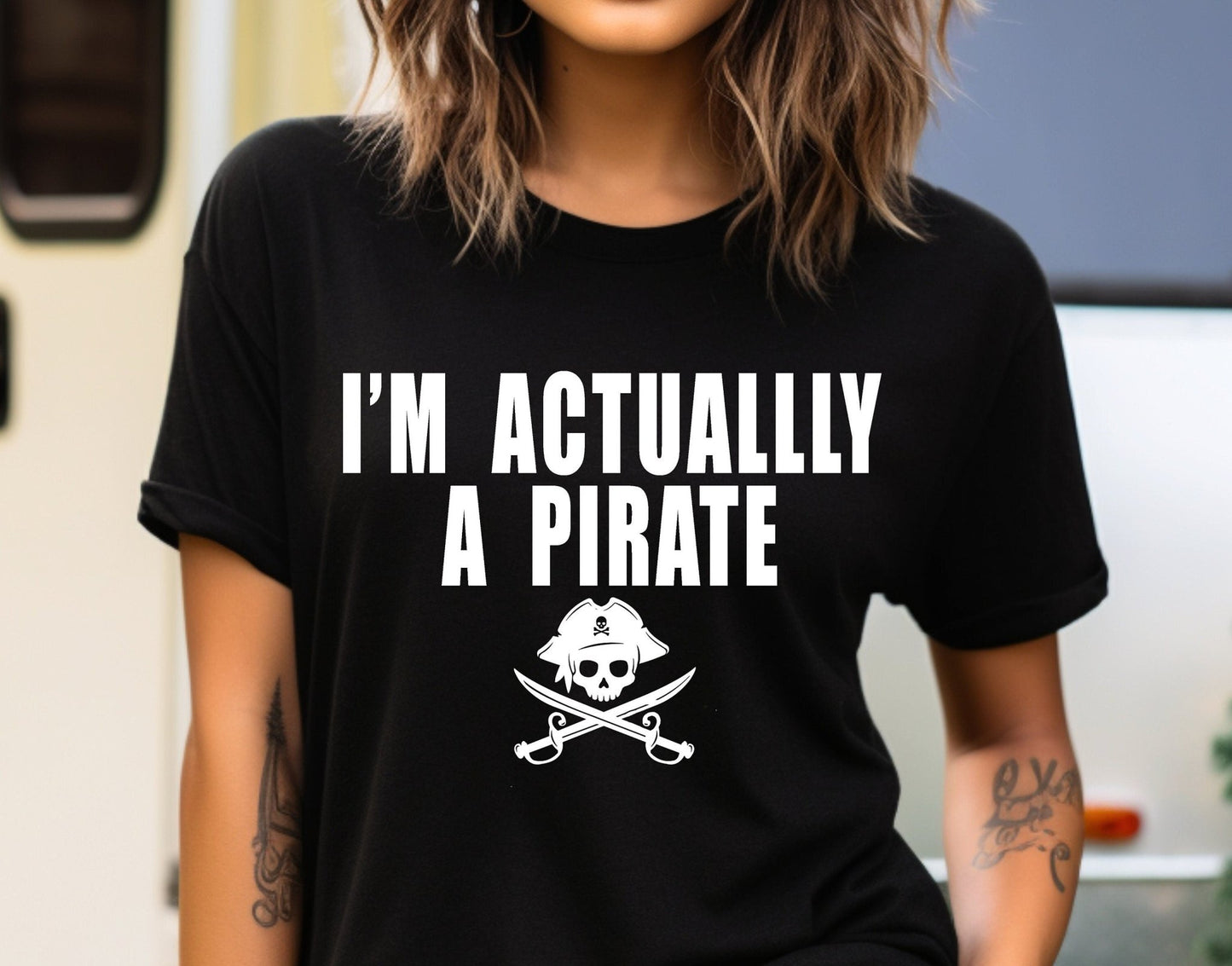 I'm Actually A Pirate Tampa Gasparilla Shirt Gasparilla Parade Tampa Bay Pirate Festival 2024 Women's Shirt Top - Squishy Cheeks