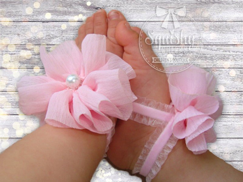 Light Pink Ruffle Piggy Petals - Squishy Cheeks