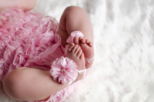 Light Pink Ruffle Piggy Petals - Squishy Cheeks