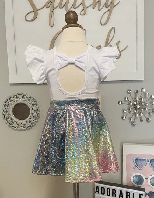 LIMITED TIME DROP: Magical Holo Twirl Skirt - Squishy Cheeks