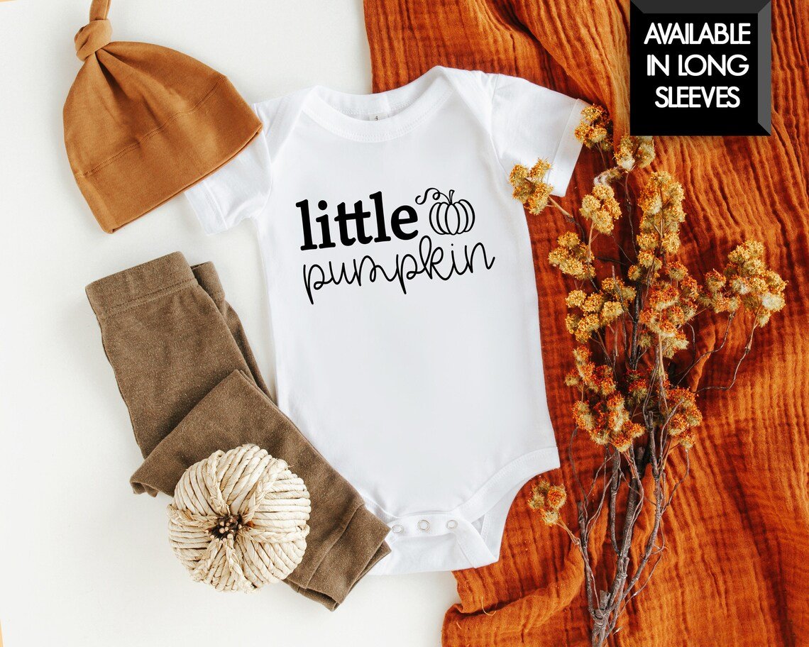 Little Pumpkin Fall Bodysuit - Squishy Cheeks