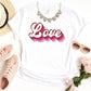 Love Valentine Shirt for Her Womans Retro Love Shirt - Squishy Cheeks
