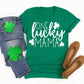 Matching Family St Patricks Day Shirts Custom Pregnancy Announcement One Lucky Mom Dad Baby Sister Brother St Paddys Day Shirts - Squishy Cheeks