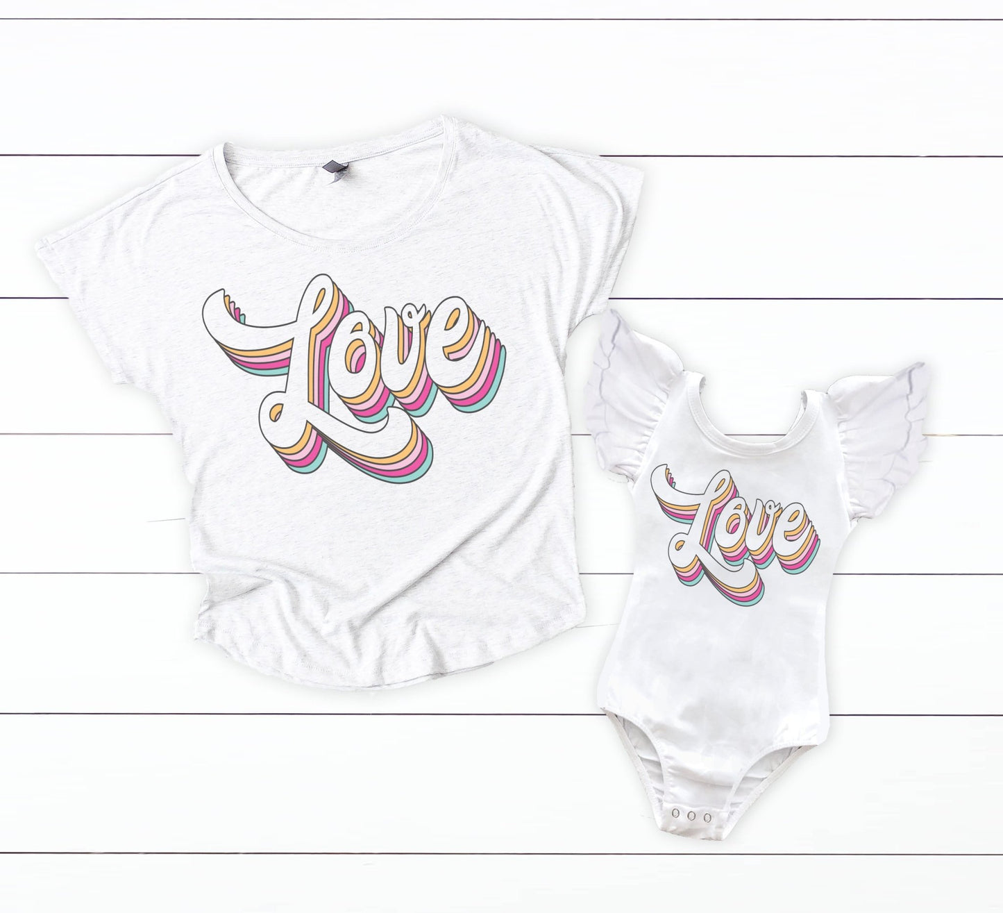 Mommy and Me Love Matching Tops - Squishy Cheeks