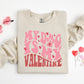 My Dog is my Valentine Sweatshirt Dog Mom Shirt Woman's Valentine Day Shirt - Squishy Cheeks