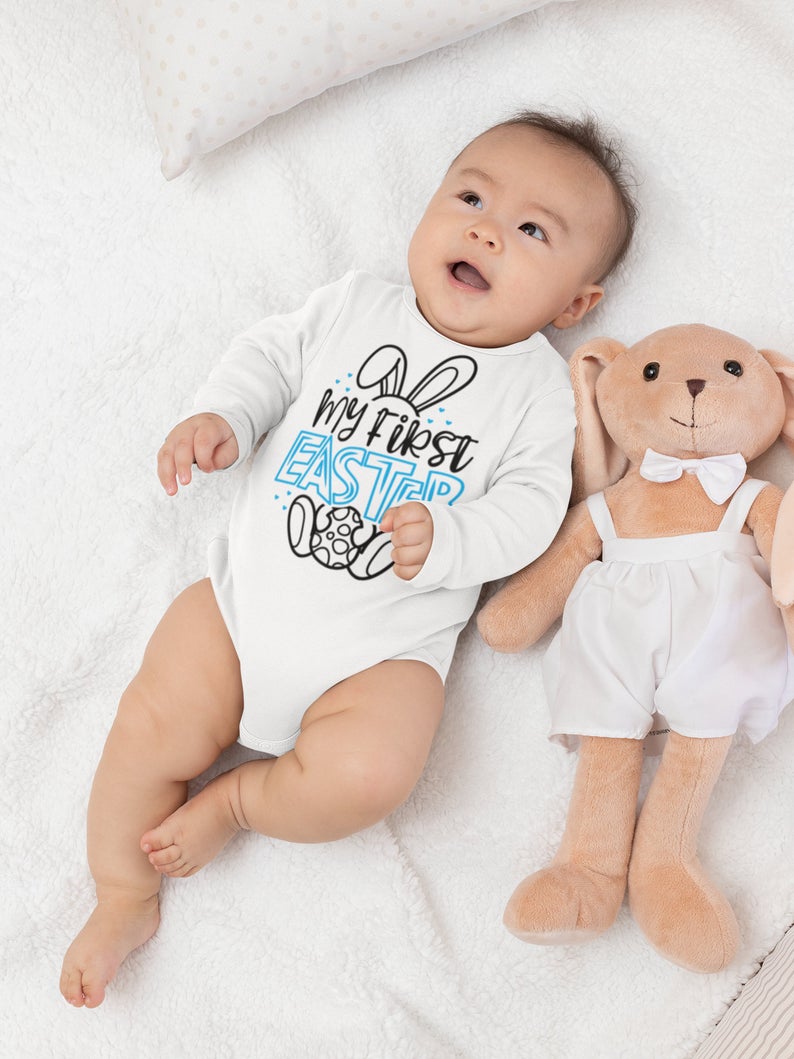 My First Easter Newborn Baby Onesie® - Squishy Cheeks