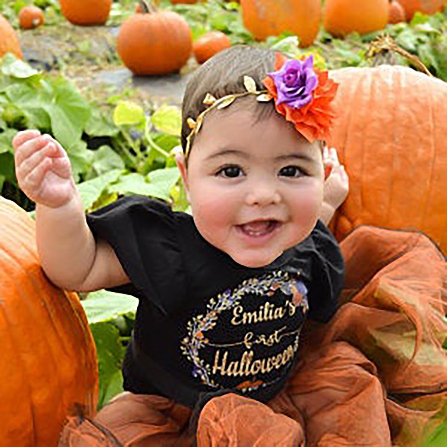My First Halloween Top Leotard or Bodysuit - Squishy Cheeks