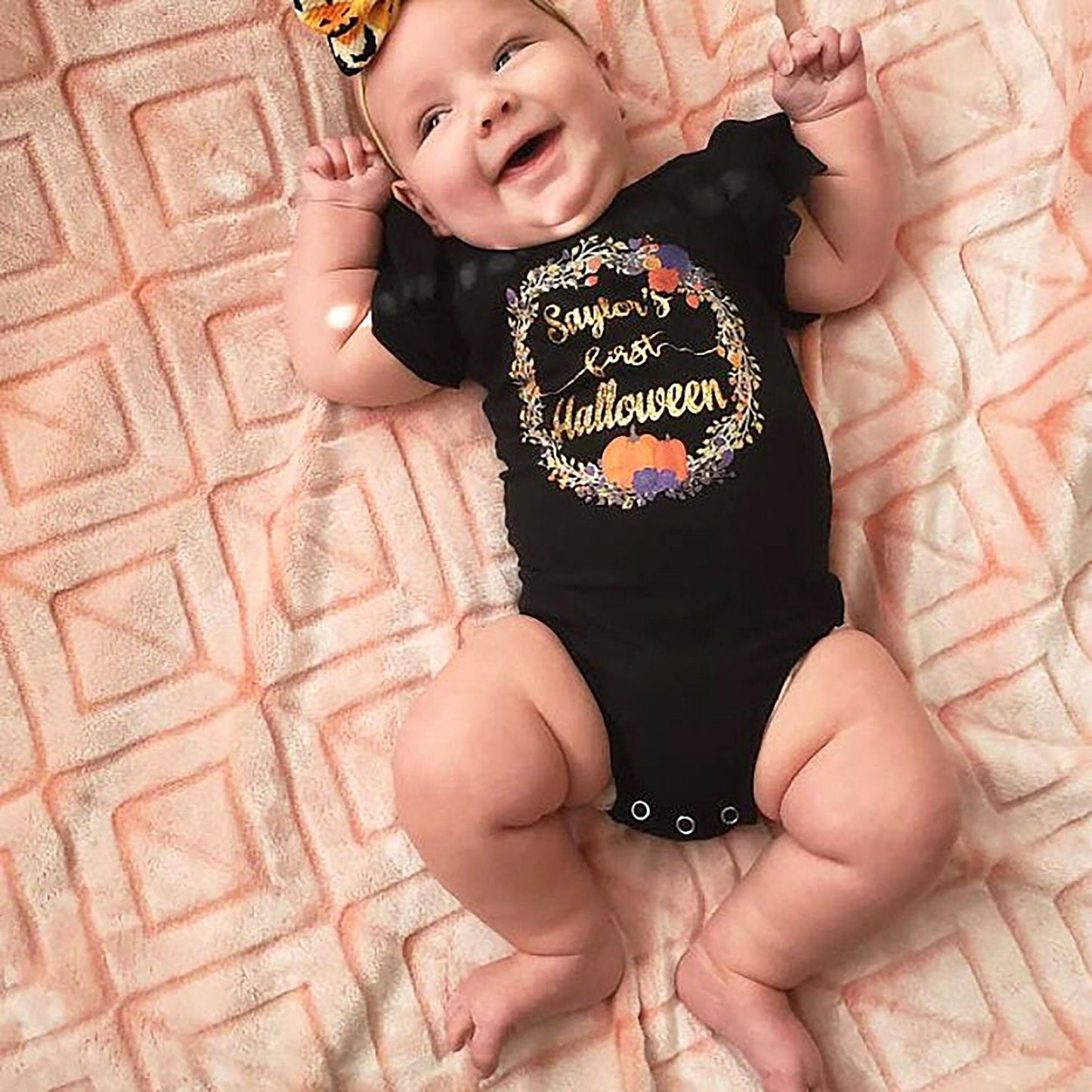 My First Halloween Top Leotard or Bodysuit - Squishy Cheeks