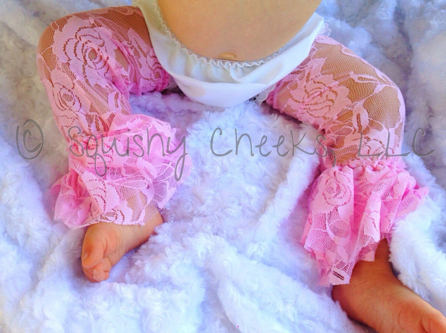 MYSTERY Color Lace Leg Warmers - Squishy Cheeks