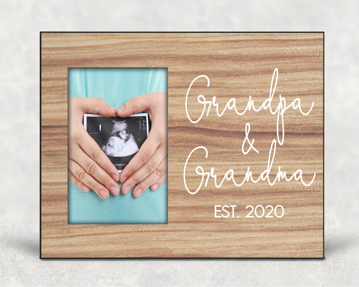 New Grandparent Announcement Picture Frame Keepsake - Squishy Cheeks