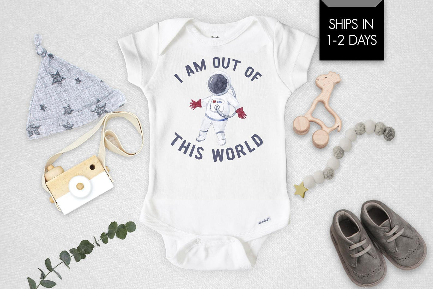 Out Of This World Newborn Baby Onesie® - Squishy Cheeks