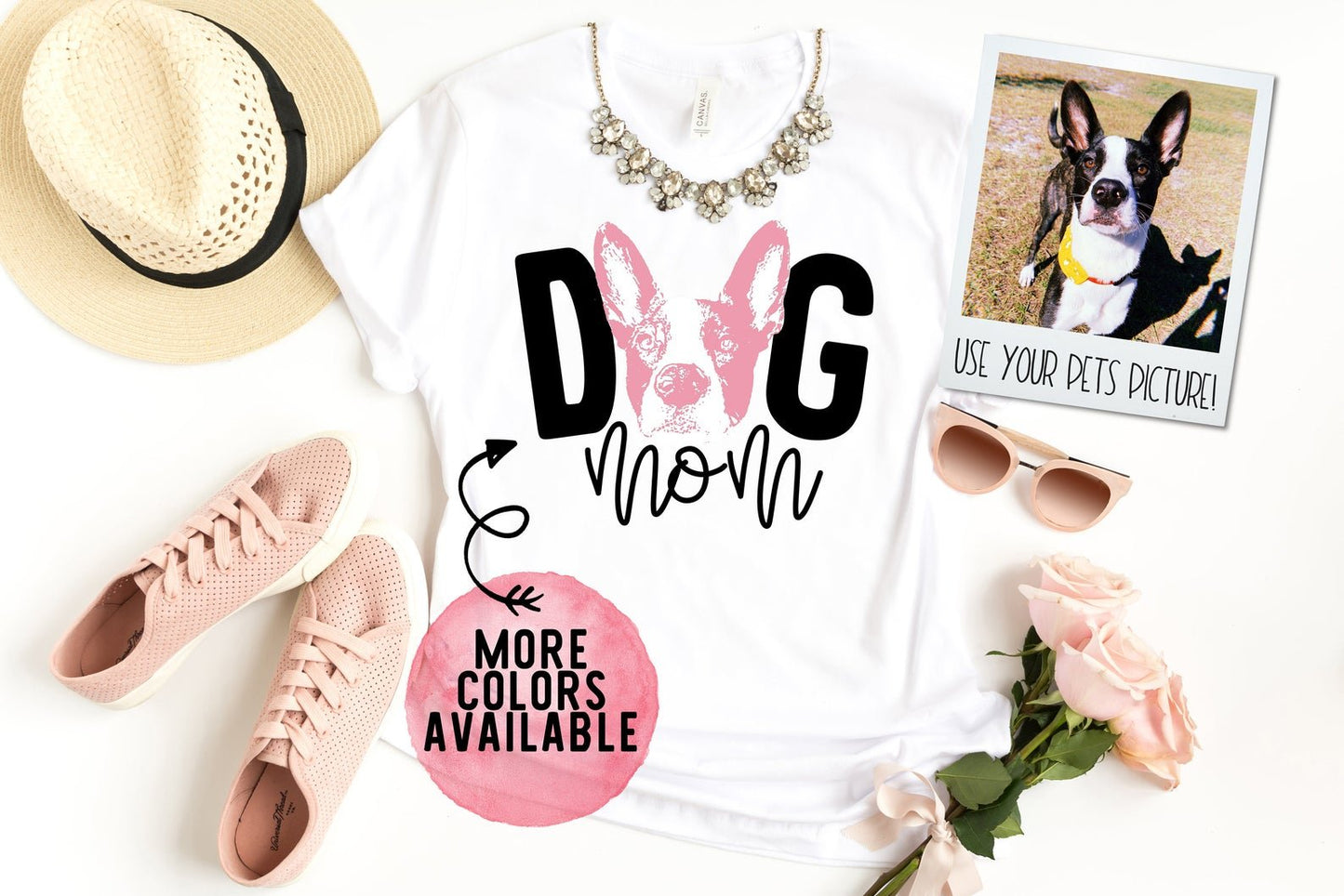 Personalized Dog Mom Custom Photo Shirt - Squishy Cheeks