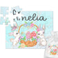 Personalized Easter Puzzle Easter Basket Stuffer - Squishy Cheeks