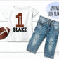 Personalized Football Birthday Outfit - Squishy Cheeks