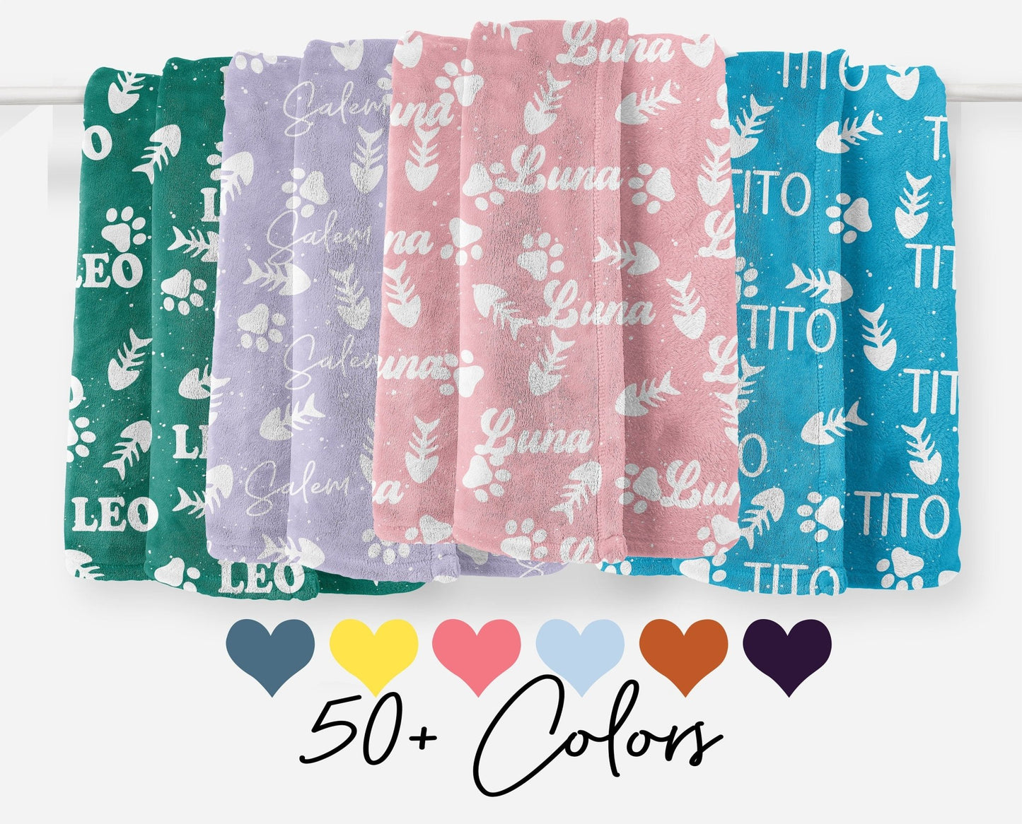 Personalized Full Color Cat Blanket Custom Pet Blanket Crate Blanket Scent Blanket - Squishy Cheeks