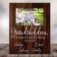 Personalized Grandchildren Completes Life's Circle of Love Picture Frame - Squishy Cheeks