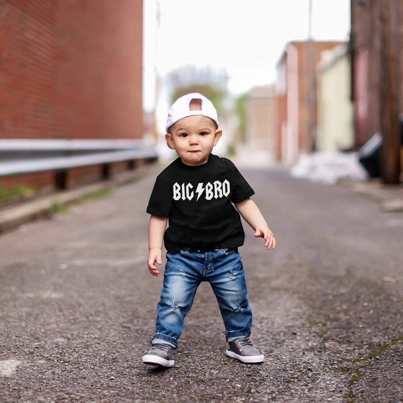 Rock n' Roll Big Brother Tee - Squishy Cheeks