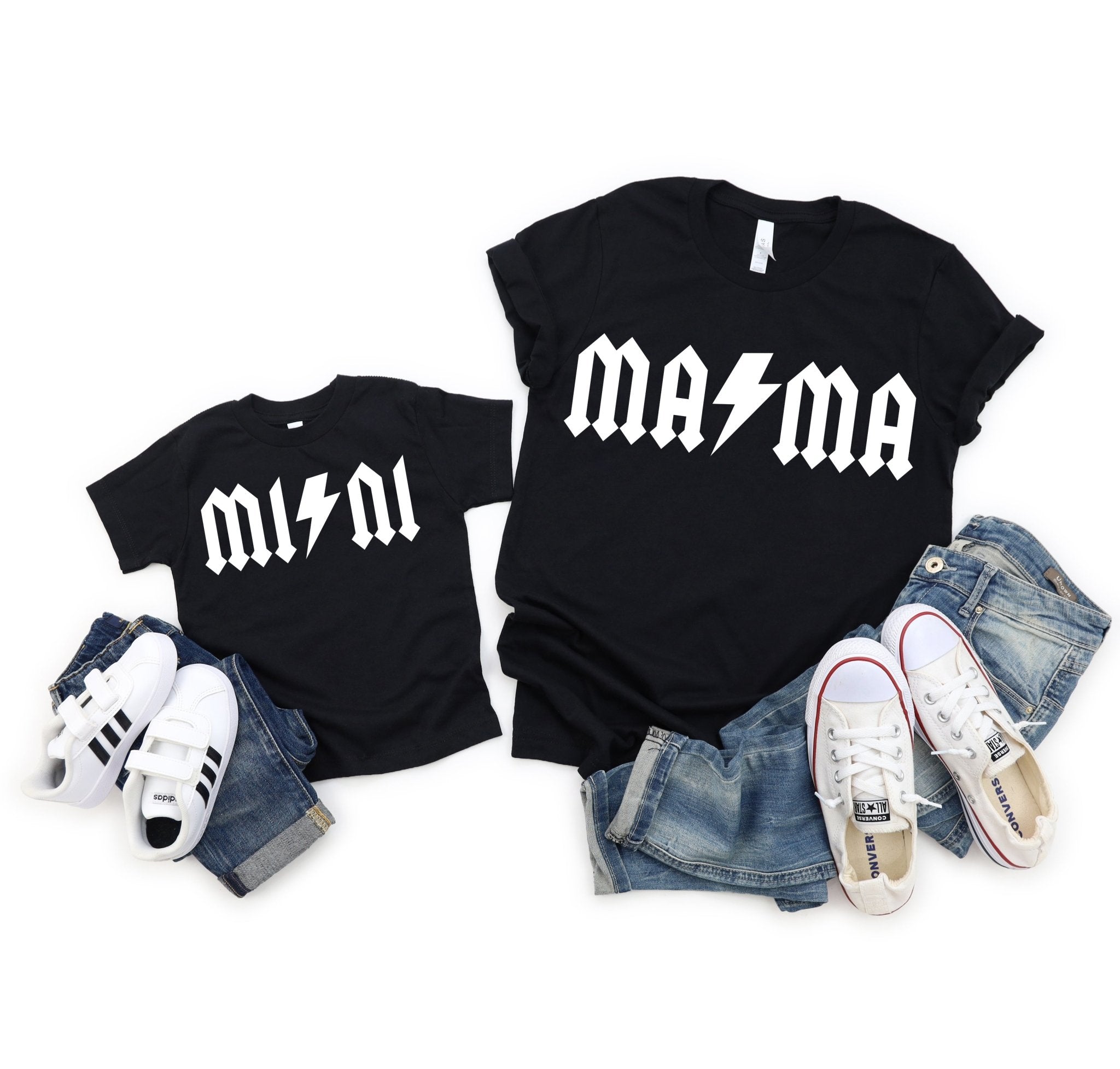 My best friend mama/mini t-shirt, Mama crewneck/v-neck tee(sold separately)