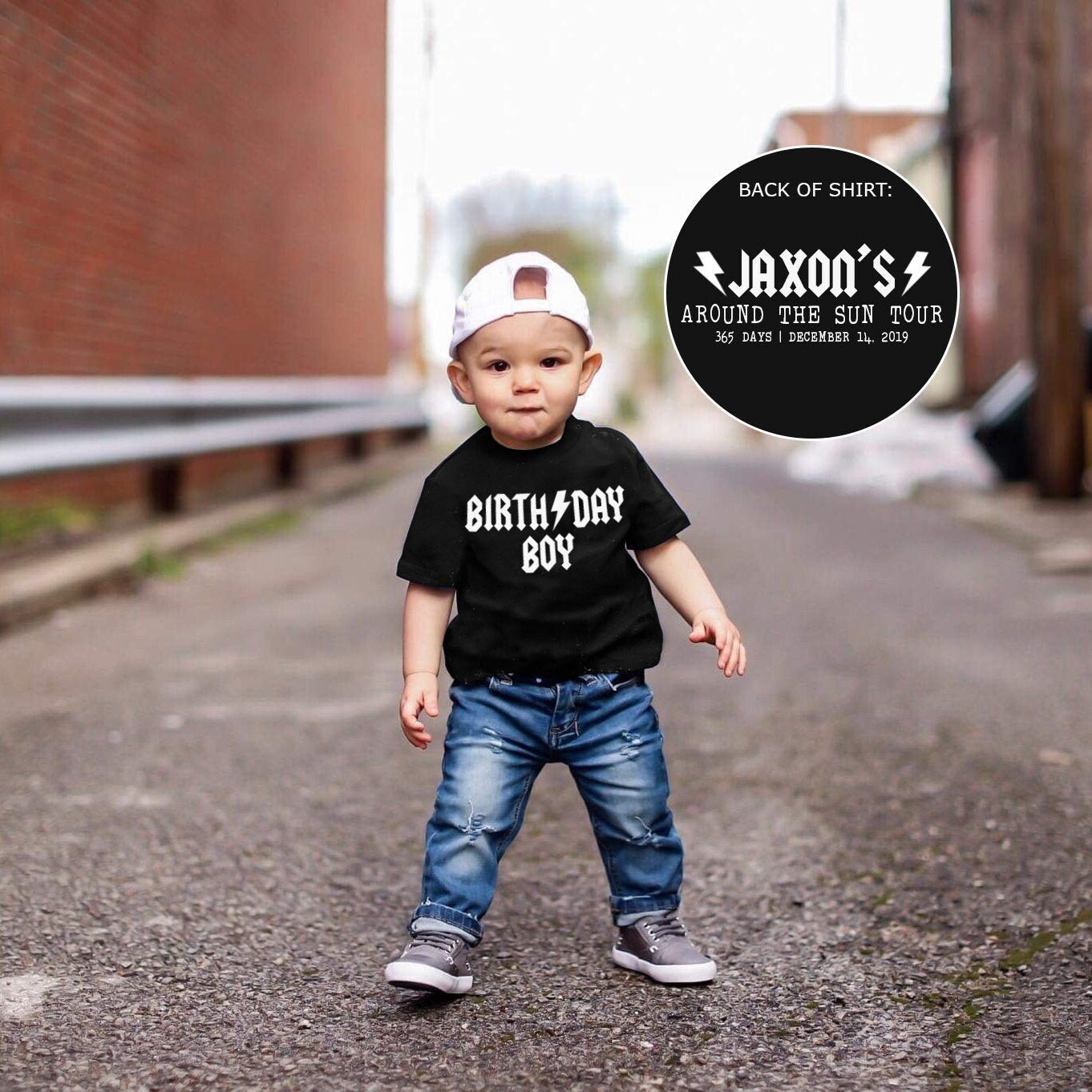 Rockin One First Birthday Personalized 1st Birthday Outfit Boy Guitar Birthday Rock n Roll Birthday Raglan Shirt Rockstar First Birthday - Squishy Cheeks