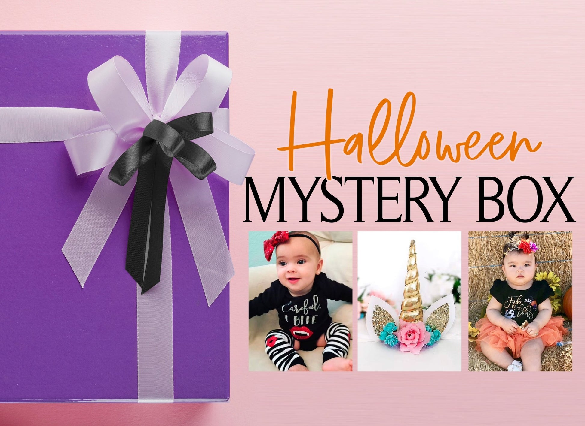 Scary Cute Halloween MYSTERY Girl's Clothing & Accessory Box - Squishy Cheeks