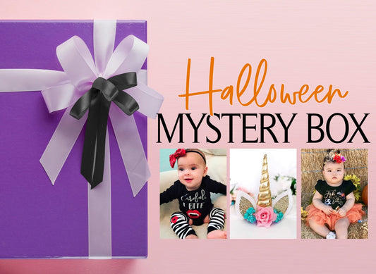 Scary Cute Halloween MYSTERY Girl's Clothing & Accessory Box - Squishy Cheeks