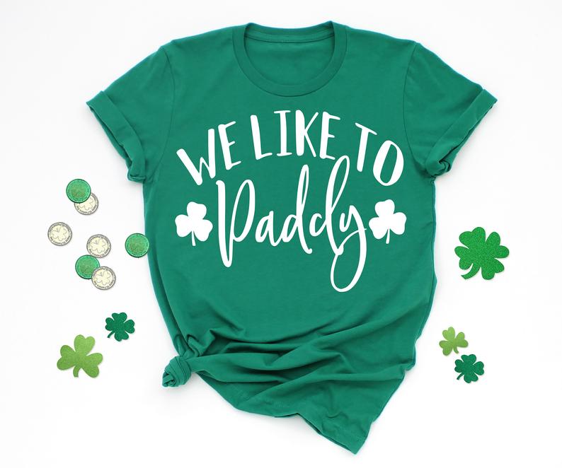 St. Patrick's Day Party Shirts We Like to Paddy - Squishy Cheeks