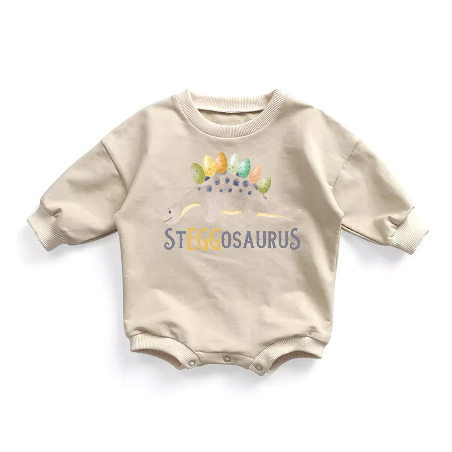 Steggosaurus Easter Onesie® Boy Tee - Squishy Cheeks