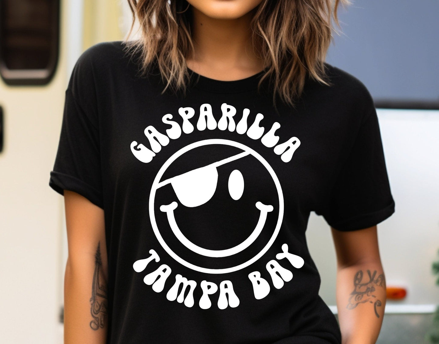Tampa Bay Gasparilla Groovy Boozy Pirate Shirt Gasparilla Parade Tampa Bay Pirate Festival 2024 Women's Shirt Top - Squishy Cheeks