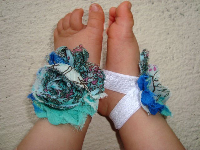 Teal Peacock Piggy Petals - Squishy Cheeks