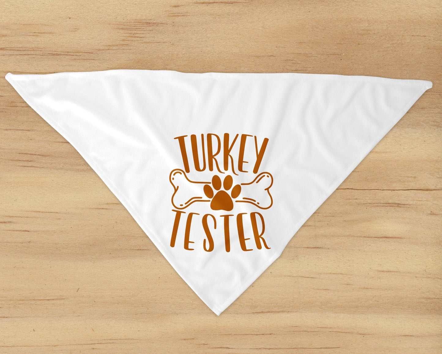 Thanksgiving Dog Bandana Fall Dog Accessory Turkey Tester Funny Dog Gift New Puppy Gift Dog Scarf - Squishy Cheeks