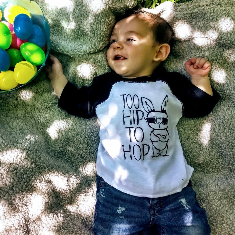 Too Hip to Hop Boy's Easter Outfit - Squishy Cheeks