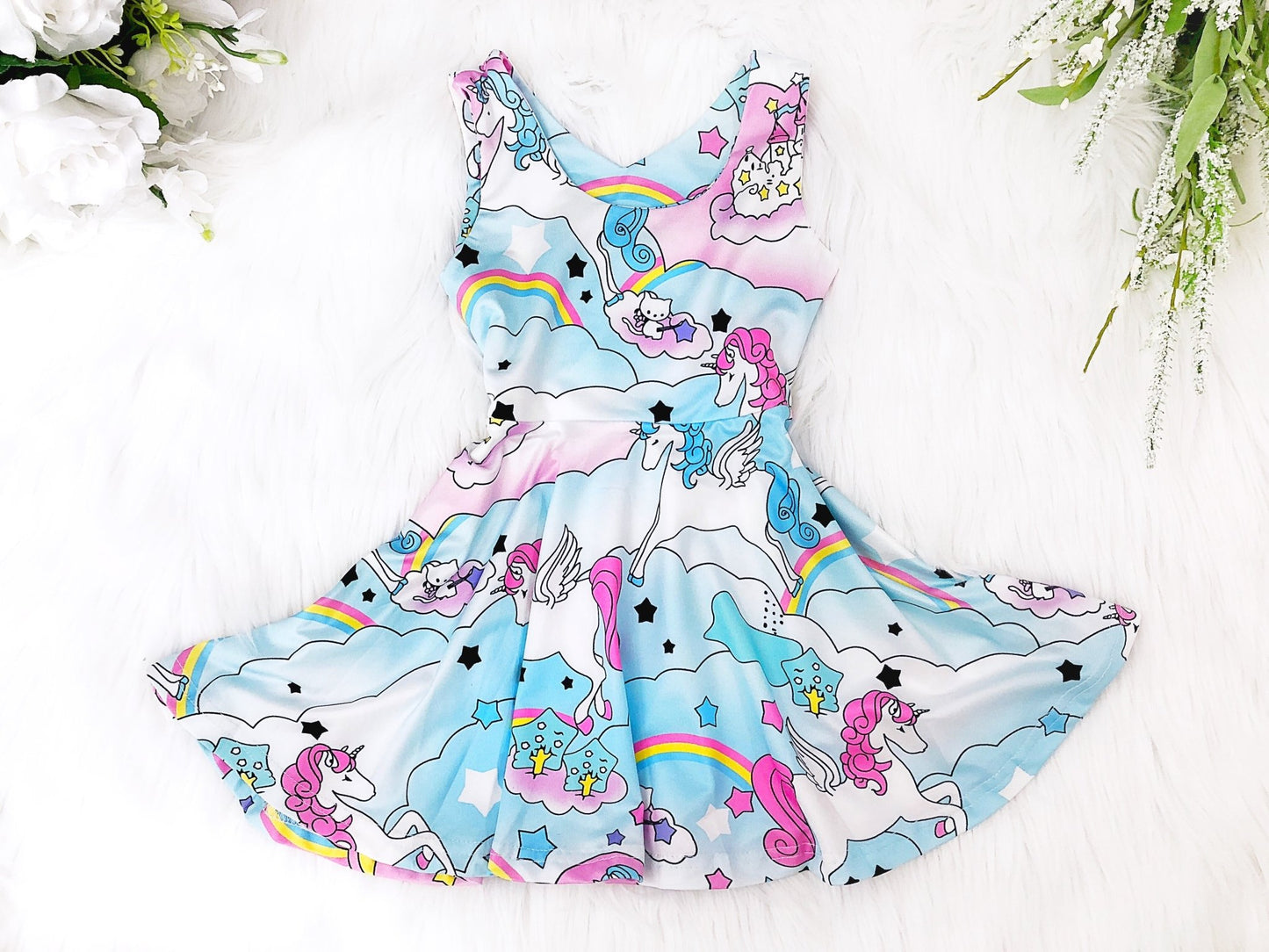 Unicorn Twirl Dress - Squishy Cheeks