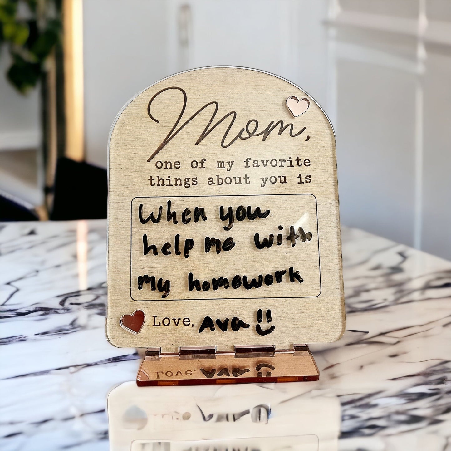 Unique Personalized Reusable Sign Gift for Mom - Squishy Cheeks
