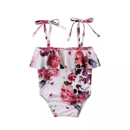 Vintage Floral Swimsuit - Squishy Cheeks