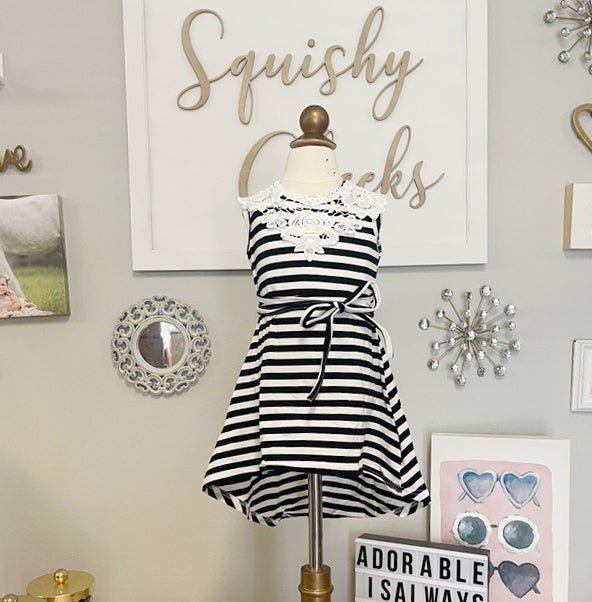 WEBSITE EXCLUSIVE: Weekend In Paris Chic High-Low Dress - Squishy Cheeks