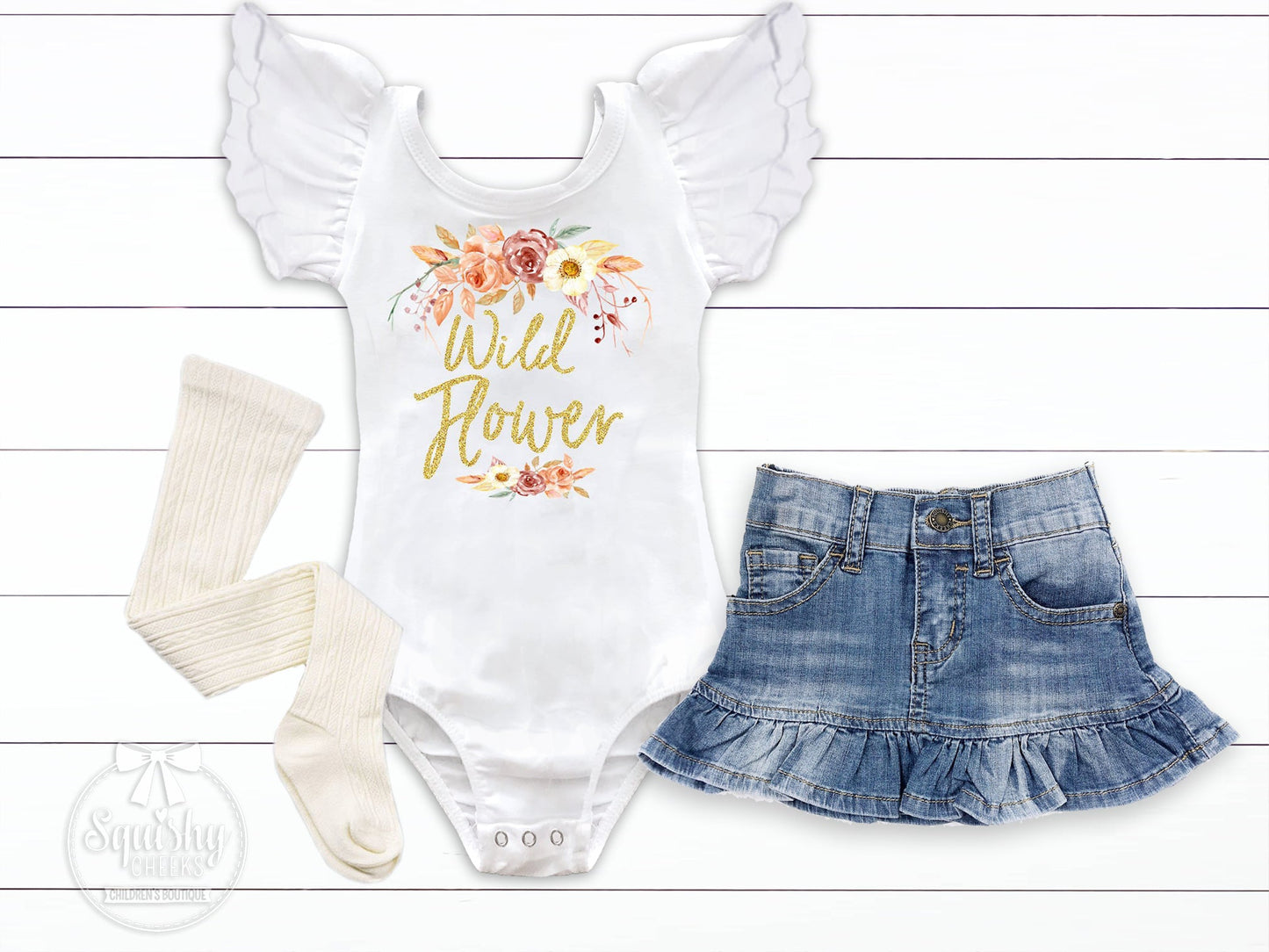 Wild Flower Fall Outfit - Squishy Cheeks