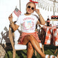 American Cowgirl Club 4th Of July Patriotic Tee Shirt, Coquette Cowgirl, 4th Of July Cocktail Club Shirt, Social Club Tank - Squishy Cheeks