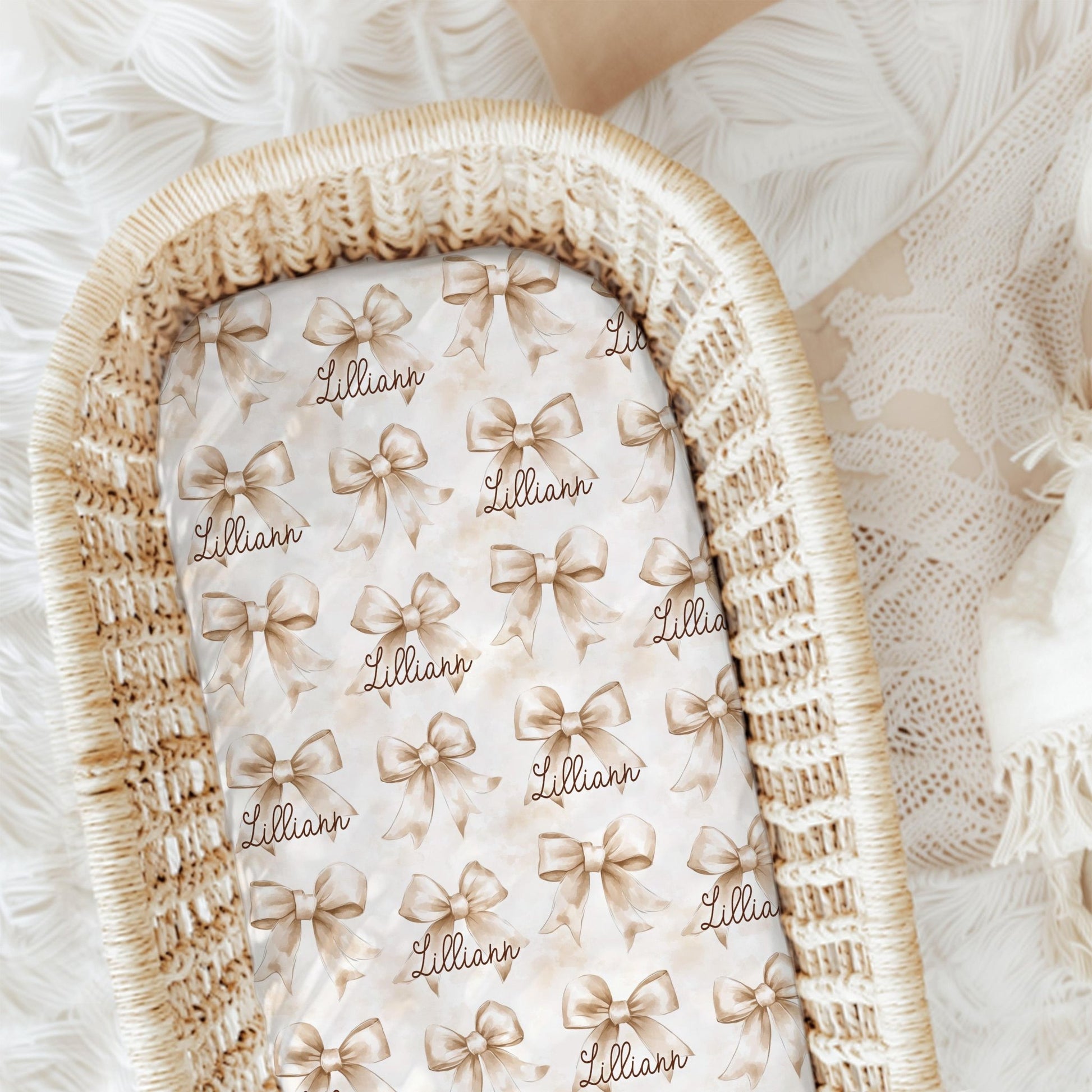 Baby Girl Neutral Blanket, Vintage Nursery Blanket, French Country Baby Decor - Squishy Cheeks