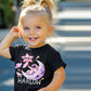 Girl Space Birthday Shirt, Two the Moon Birthday Party, Girly Outer Space Outfit - Squishy Cheeks