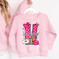 Girls Personalized Valentines Day Shirt with Name, Bodysuit, Shirt & Sweatshirt - Squishy Cheeks