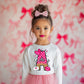 Girls Personalized Valentines Day Shirt with Name, Bodysuit, Shirt & Sweatshirt - Squishy Cheeks