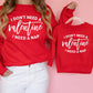 I Don't Need A Valentine I Need A Nap Funny Valentine's Day Mom Kids Matching Shirts Red Sweatshirts Tee Shirts - Squishy Cheeks