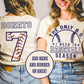 Only BS I Need Is Baseball Season Mama Game Day Shirt with Players Name Number - Squishy Cheeks