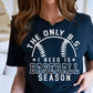 Only BS I Need Is Baseball Season Mama Game Day Shirt with Players Name Number - Squishy Cheeks