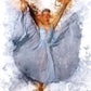 Personalized Gift for Dancer Custom Watercolor Dancer Art Photo Digital Download - Squishy Cheeks