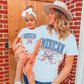 Retro American Mama Mini Mommy and Me 4th of July Patriotic Matching Shirts Set - Squishy Cheeks