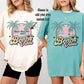 Retro Summer Beach Vibes Custom Bachelorette Party Tank Top Comfort Colors Tees - Squishy Cheeks
